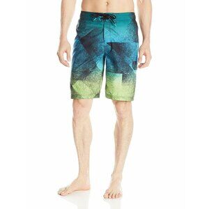 Speedo Mens Prism Blend E-Board Boardshorts Shorts Swim Trunks Suit Size Large